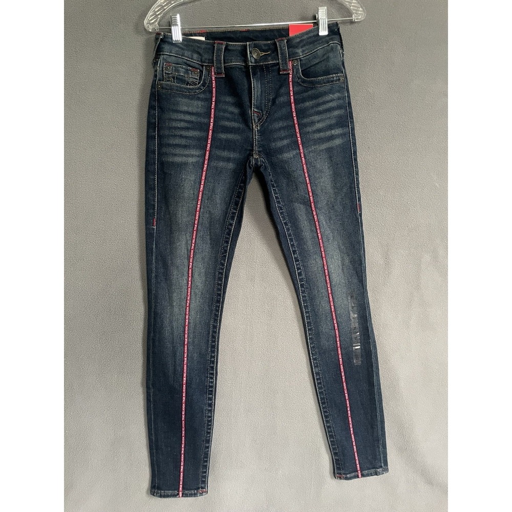 True Religion Jennie Curvy Mid Rise Skinny Jeans Size 26(26x29) New With Tags